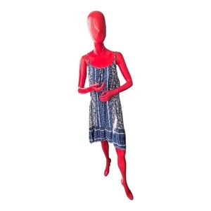 Charming Charlie Navy and White Maxi Dress